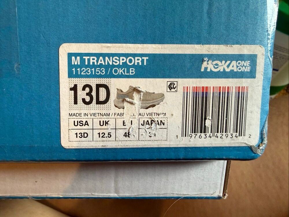 HOKA Men’s Transport Sneakers - 13D - Picture 10 of 10